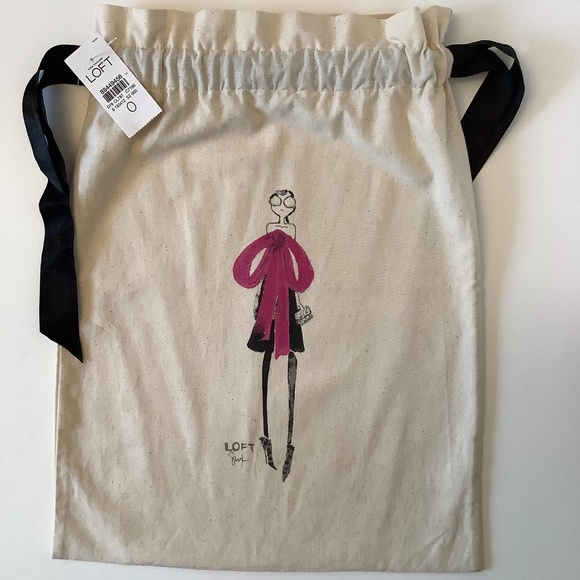 NWT Ann Taylor Loft Cloth Storage Bag - Picture 1 of 4